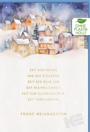 Kurt Eulzer 22-1699 kerstkaart winterlandschap