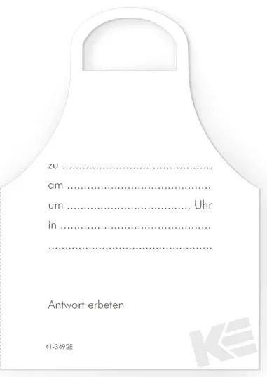 Kurt Eulzer 41-3492 uitnodigingen bestek 5 stuks