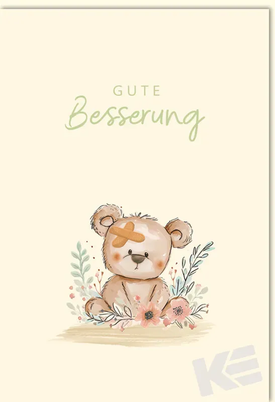 Kurt Eulzer 42-1020 beterschapskaart teddybeer