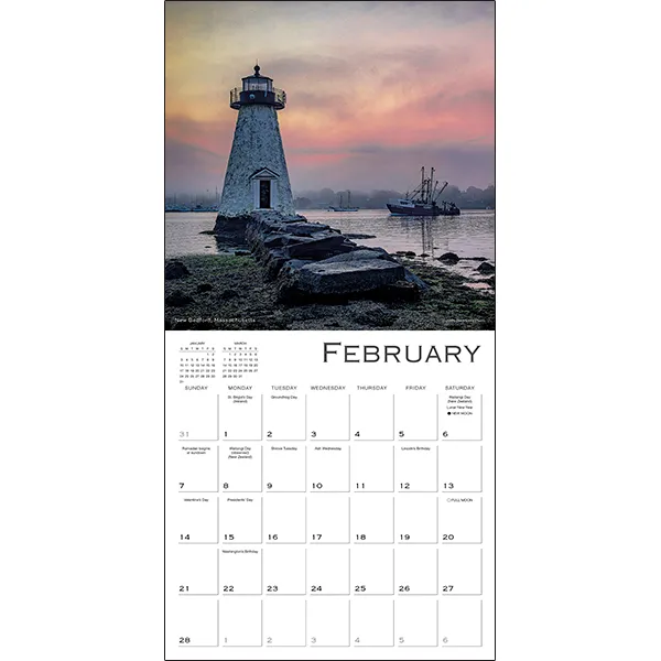 Sellers Publishing The Light of New England wandkalender 2027