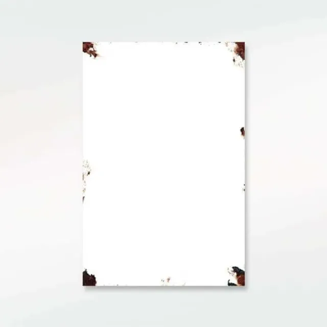 Gozi Roestrand metalen bord 30x40cm verouderd