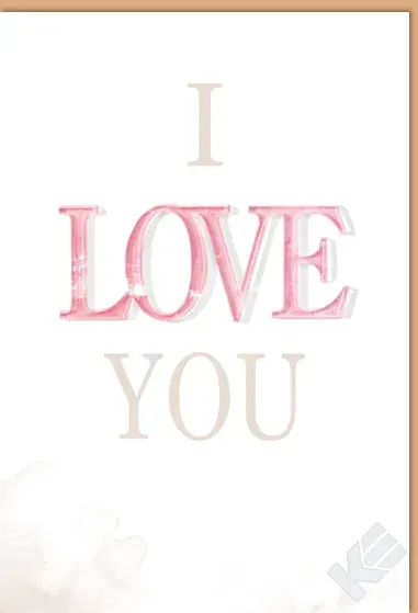 Kurt Eulzer 40-0166 acrylhanger LOVE Hot Stuff per stuk