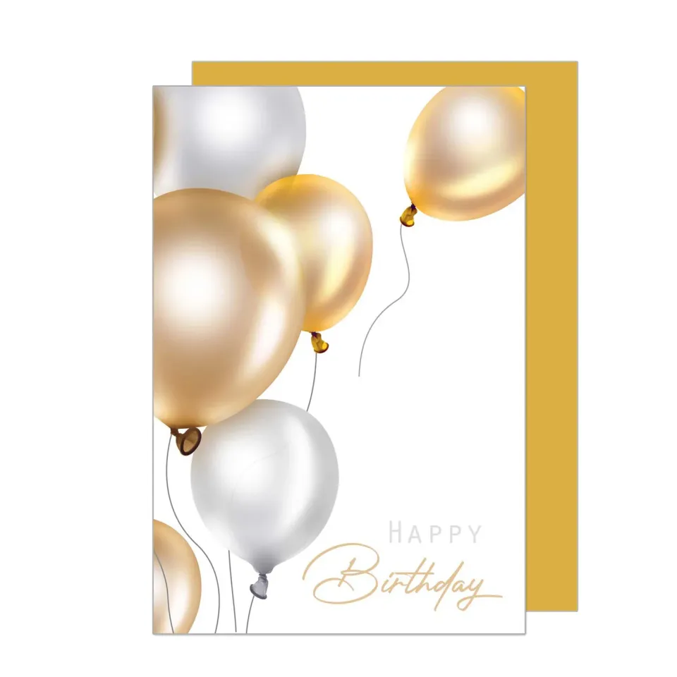 Edition Seidel Premium verjaardagskaart G3444 ballonnen