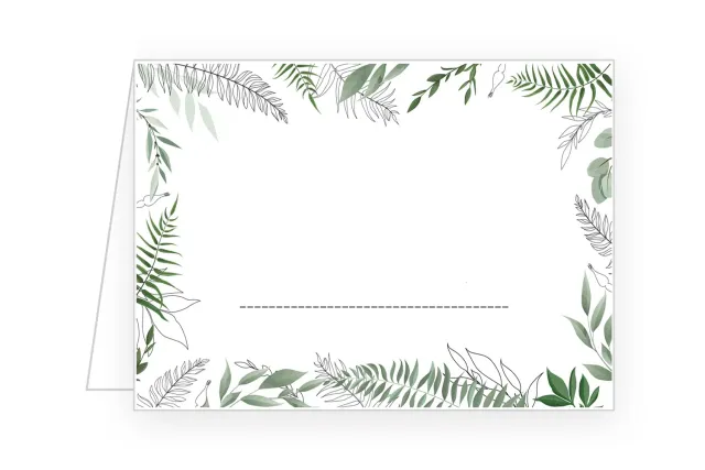 Edition Seidel 21681 tafelkaartjes 50 eucalyptus