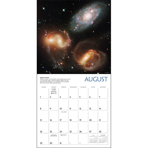 Sellers Publishing Destination Space 2027 wandkalender heelal