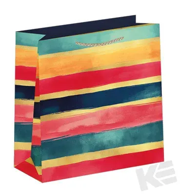Kurt Eulzer 06-0887 cadeautas groot strepen 22,5 cm