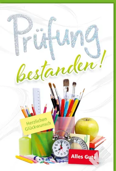 Kurt Eulzer 60-6331 examenkaart succes reliëftekst