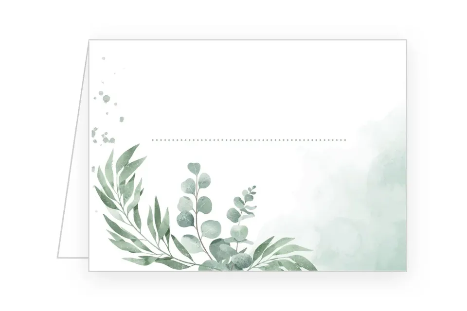 Edition Seidel 21683 tafelnamen eucalyptus set 50 stuks