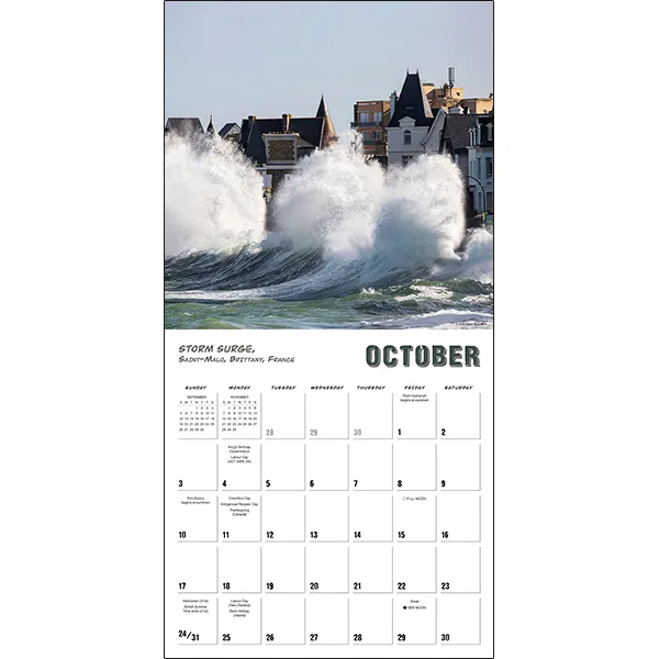 Sellers Publishing Weather Gone Wild wandkalender 2027 weer