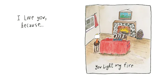 Sellers Publishing I Love You Because liefdesboek