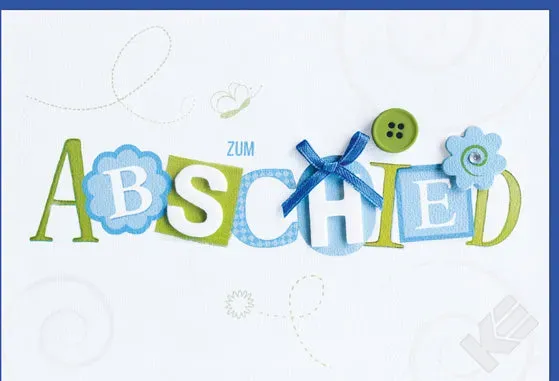 Kurt Eulzer 41-1438 afscheidskaart vilt letterline