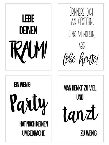 Edition Seidel Leben & Momente postkaarten 25 stuks spreuken