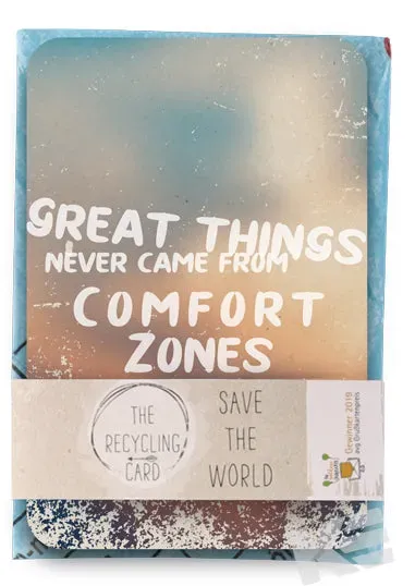 Kurt Eulzer The Recycling Cards A5 wenskaart Great Things