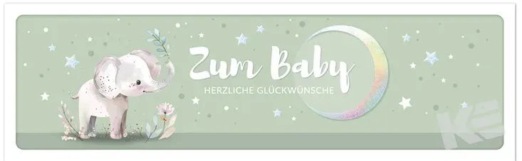 Kurt Eulzer 31-10023 boekenlegger olifant baby 7x22cm