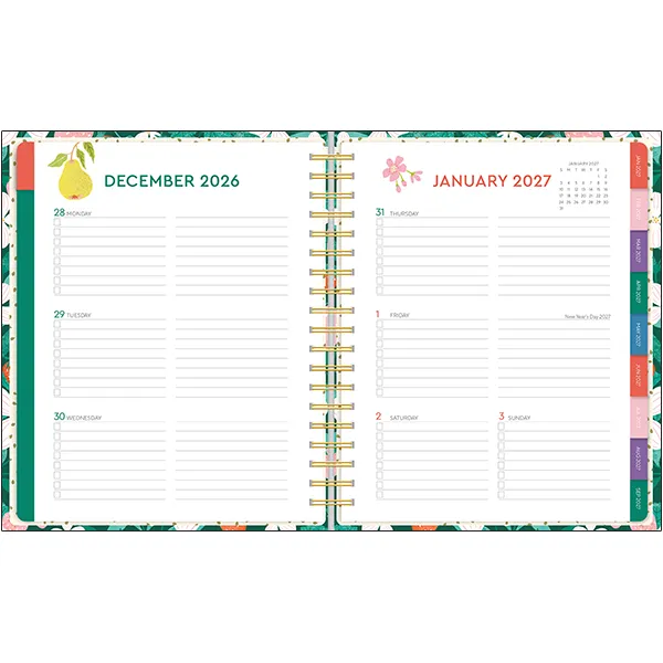 Sellers Publishing Jo Reid 2027 planner hardcover aardbei