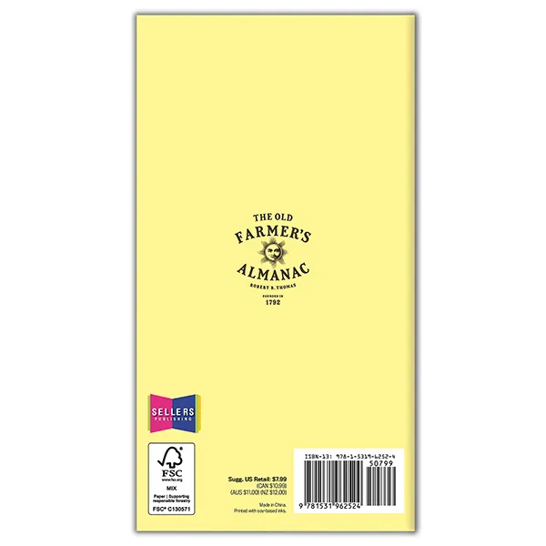 Sellers Publishing Old Farmer’s Almanac 2027 pocket planner zakagenda