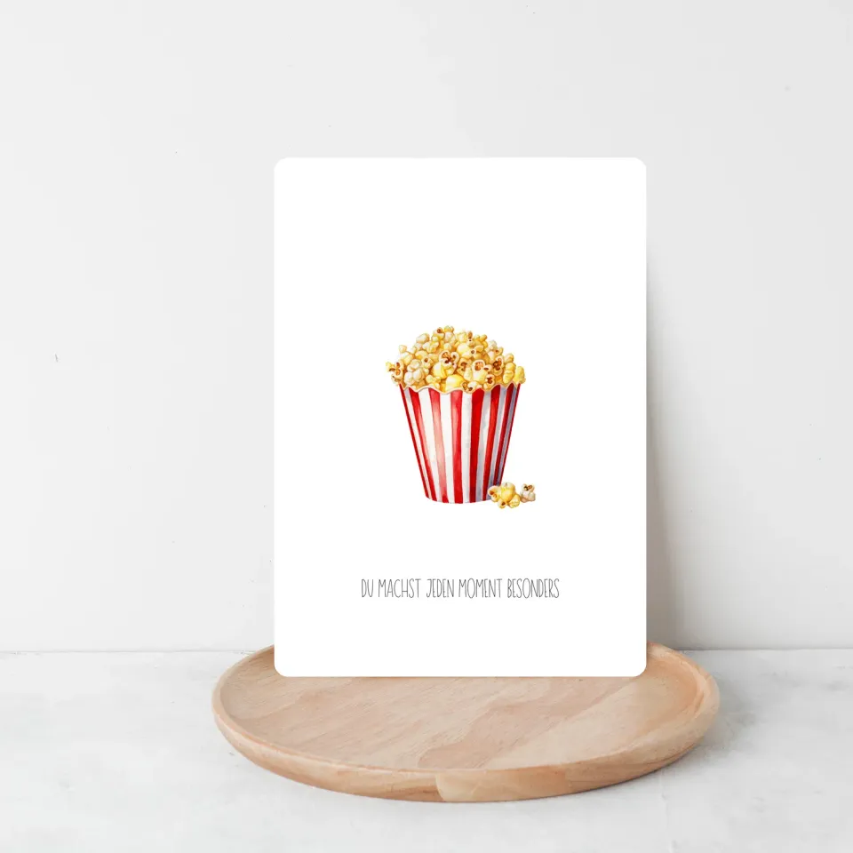 Lilly Braun Popcorn 5108 ansichtkaart vrolijke groet