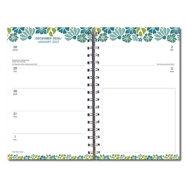Sellers Publishing Wildflower Whimsy 2027 weekagenda