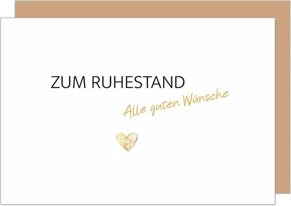 Edition Seidel Premium pensioenkaart R141 afscheid met envelop