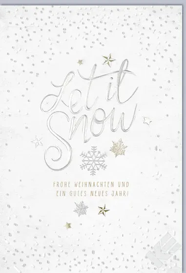 Kurt Eulzer 22-1207 kerstkaart sterren sneeuw