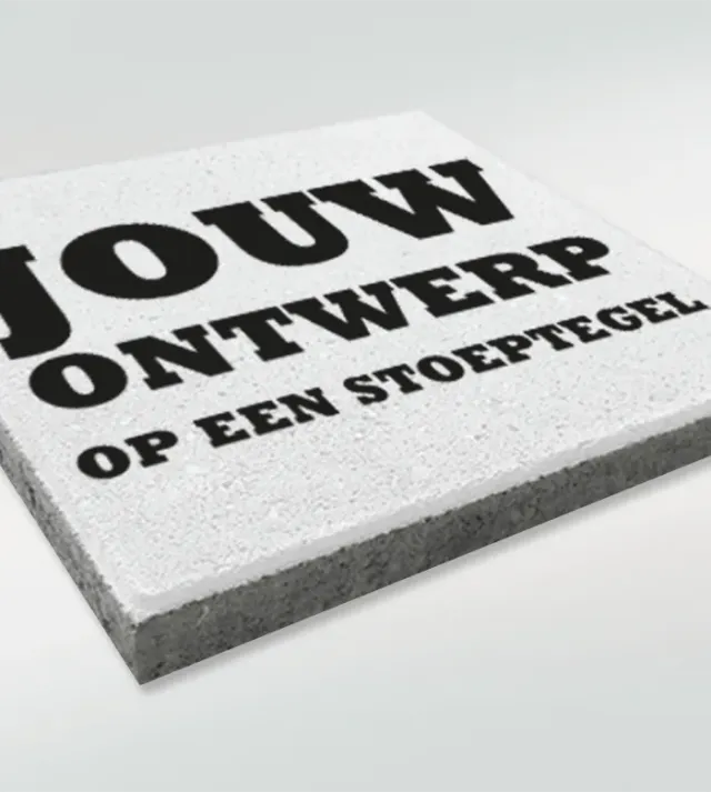 Gozi Stoeptegel 50x50cm bedrukt met eigen ontwerp