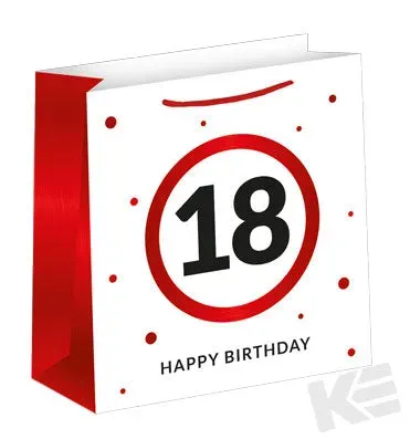Kurt Eulzer 06-0569 geschenktas 18 jaar groot rood