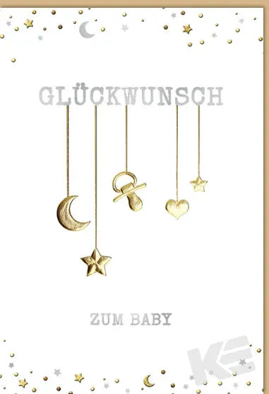 Kurt Eulzer Beautiful Black 31-1140 wenskaart zilver per stuk