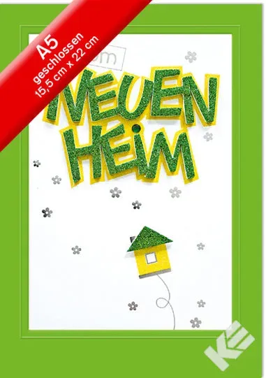 Kurt Eulzer 29-4360 wenskaart 1 stuk huis glitter