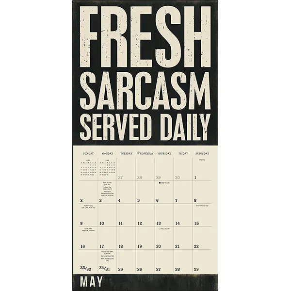 Words to Live By 2027 wandkalender Primitives by Kathy