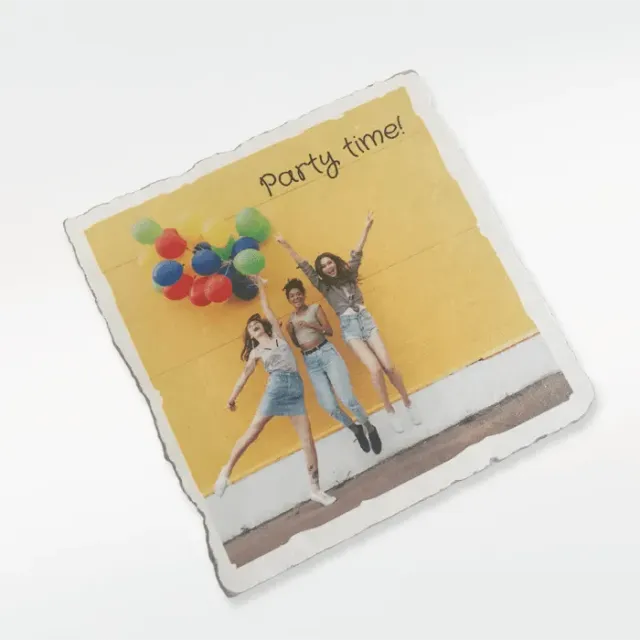 Gozi Spreuk tegeltje 15x15cm met foto en tekst