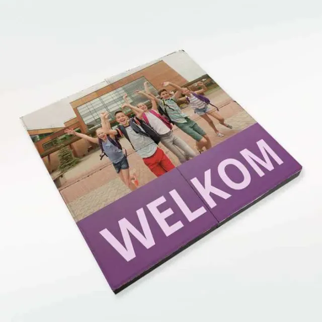 Gozi vier stoeptegels 60x60cm bedrukt persoonlijk