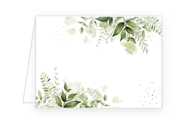 Edition Seidel 21779 tafelschikking naamkaartjes 50 stuks eucalyptus