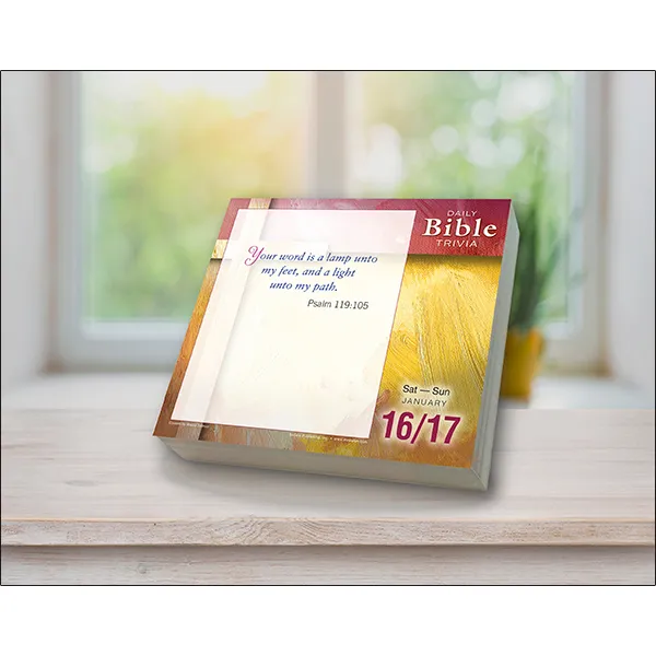 Bible Trivia Challenge 2027 dagkalender box 365 dagen quiz