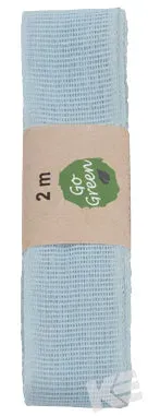 Kurt Eulzer 02-0598 katoenen lint lichtblauw 25mm 2m