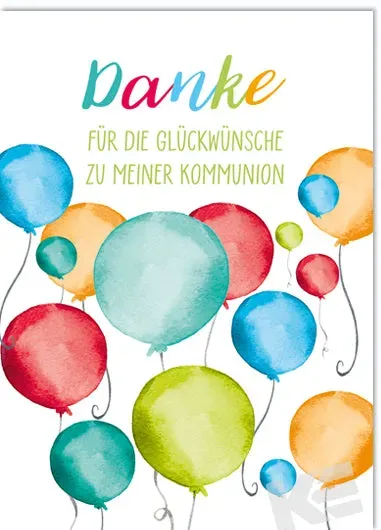 Kurt Eulzer 12-3649 bedankkaarten ballonnen 5 stuks