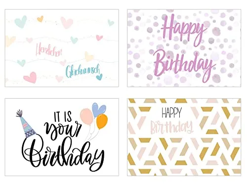Edition Seidel 21221 verjaardagskaarten postkaarten set 20