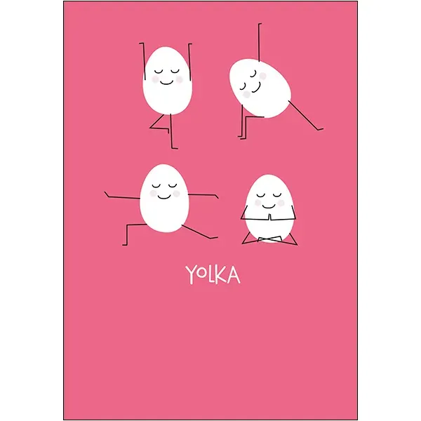 Sellers Publishing Easter Humor E12842 paaskaarten 3 stuks yolka