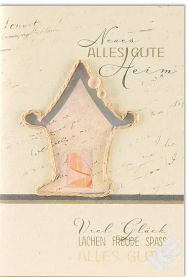 Kurt Eulzer 43-1102 kaart nieuw huis natuurkarton 1 stuk