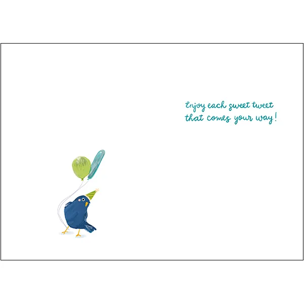 Sellers Publishing Birthday General B12336S verjaardagskaarten 6 stuks vogel