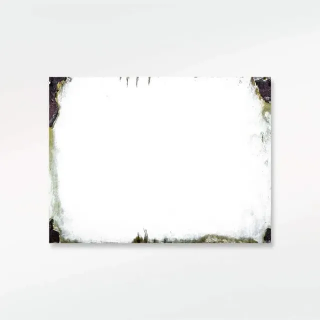 Gozi Roestrand 2 metalen bord 30x20cm vintage