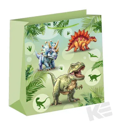 Kurt Eulzer 06-0827 cadeautas groot dinosaurus foliedruk