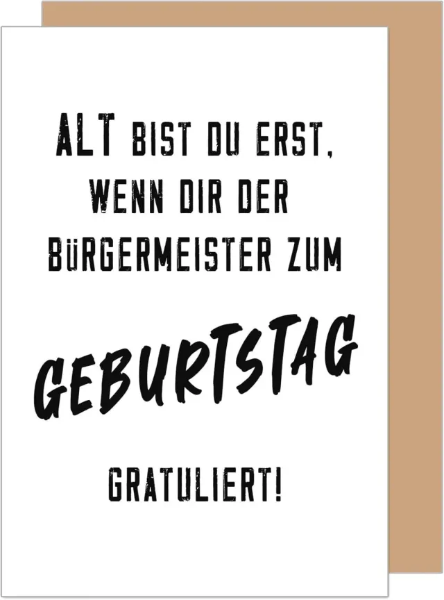 Edition Seidel G3571 verjaardagskaart met envelop grappig