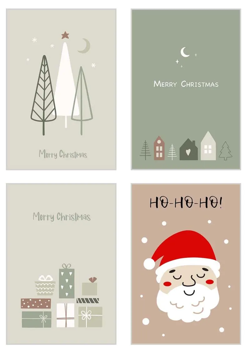 Edition Seidel 21785 kerstkaarten set 20 designer
