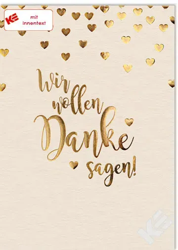 Kurt Eulzer 91-3759 bedankkaarten harten 5 stuks preeg