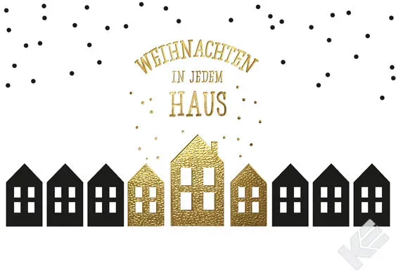 Kurt Eulzer 20-1496 wenskaart 10 stuks huizen prégetekst