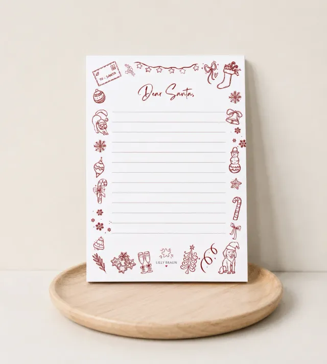 Lilly Braun Dear Jens 3008 notitieblok A6 kerst