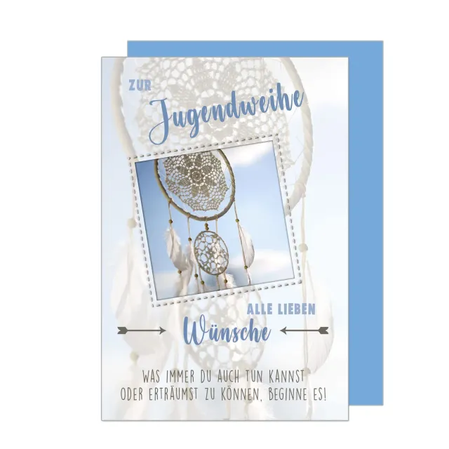 Edition Seidel Premium Jugendweihe wenskaart JW127 dromenvanger