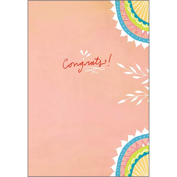 Sellers Publishing Congratulations C5964S felicitatiekaarten 6 stuks