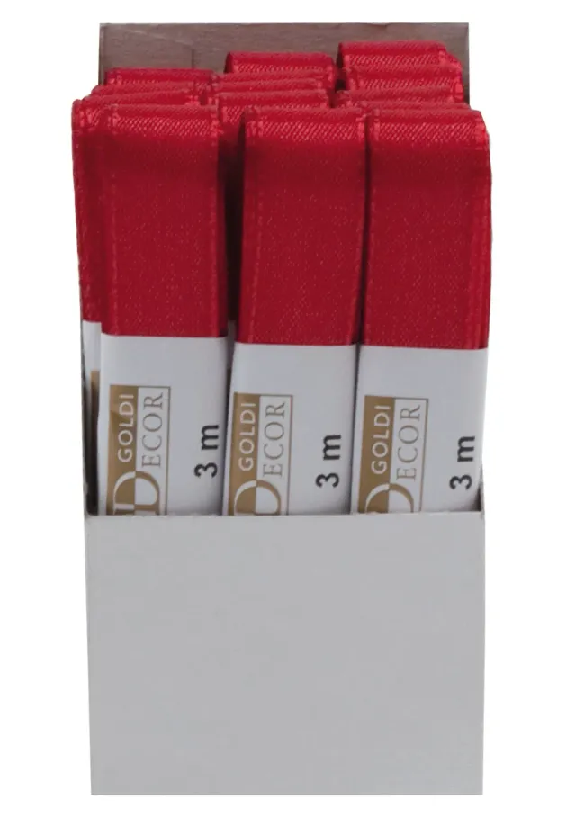 Kurt Eulzer 02-0550 taftlint rood 15mm 3m 15 stuks
