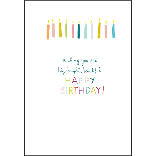 Sellers Publishing Birthday B4922 verjaardagskaart 6 stuks fel